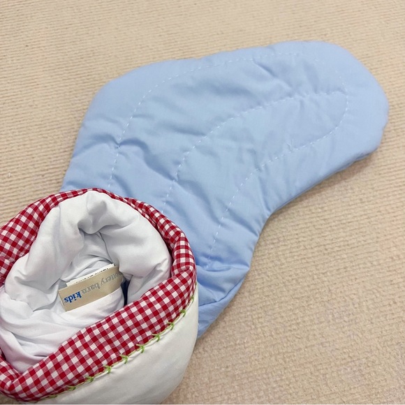 Pottery Barn Kids Dog With Antlers Blue Quilted Christmas Stocking,No Monogram - Picture 3 of 3